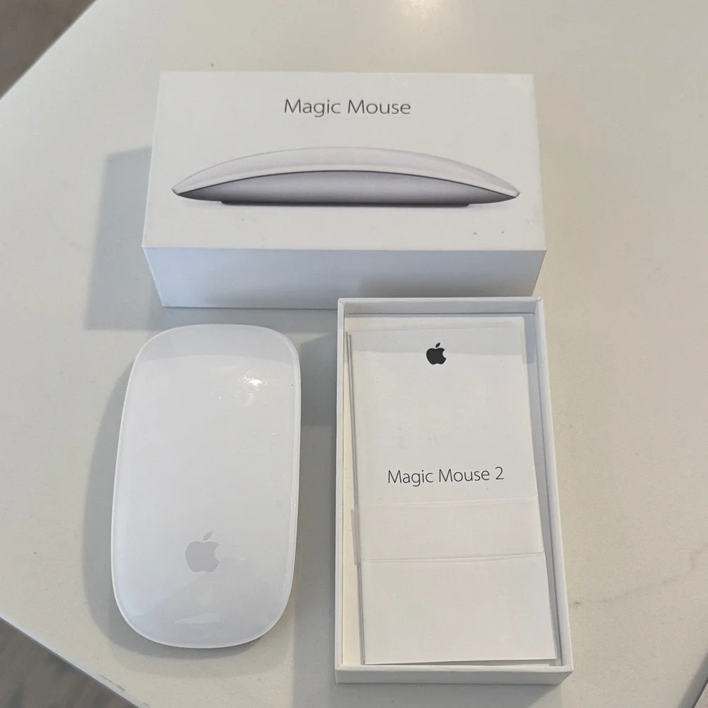 Apple Magic Mouse 2 - Sleek White Design